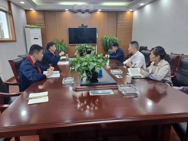 銅官區(qū)團委書記到公司調研