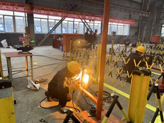 公司舉辦電焊工、電工技術(shù)比武