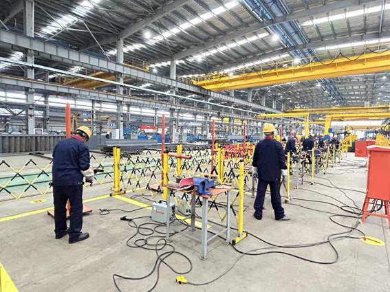 公司舉辦電焊工、電工技術(shù)比武